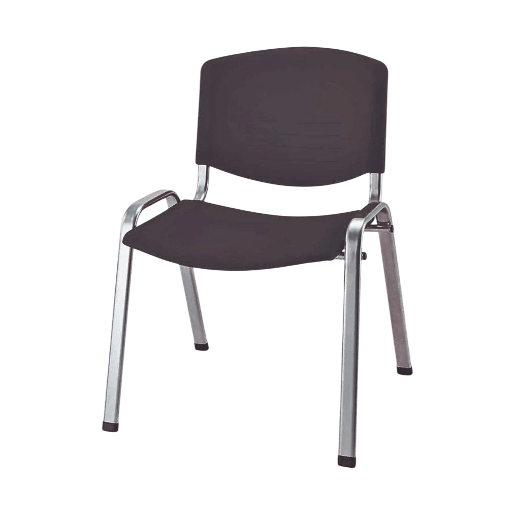 Penne Stacking Chair with Silver Legs