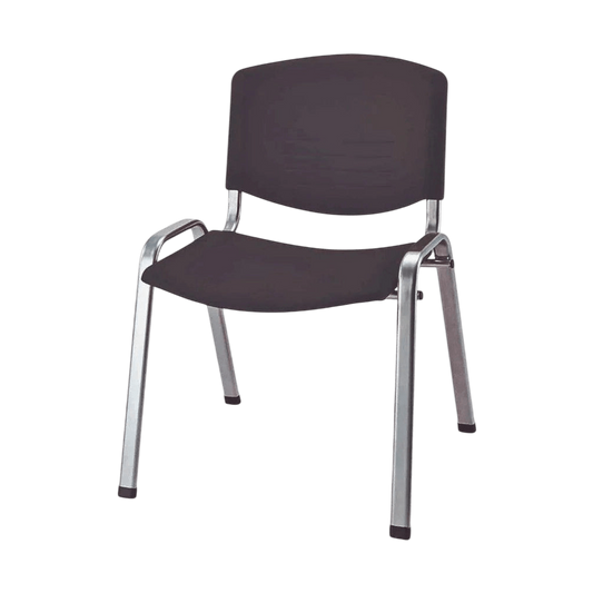 Penne Stacking Chair with Silver Legs