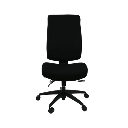 Piazza Black Ergonomic Office Chair High No