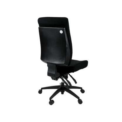 Piazza Black Ergonomic Office Chair High No