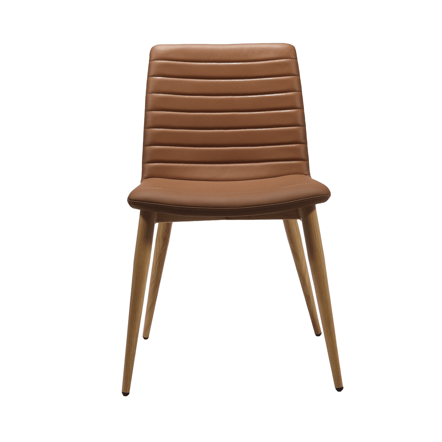 Pixel Padded 4 Leg Chair Brown Timber Look Metal Grey FXHouse Charcoal Fabric