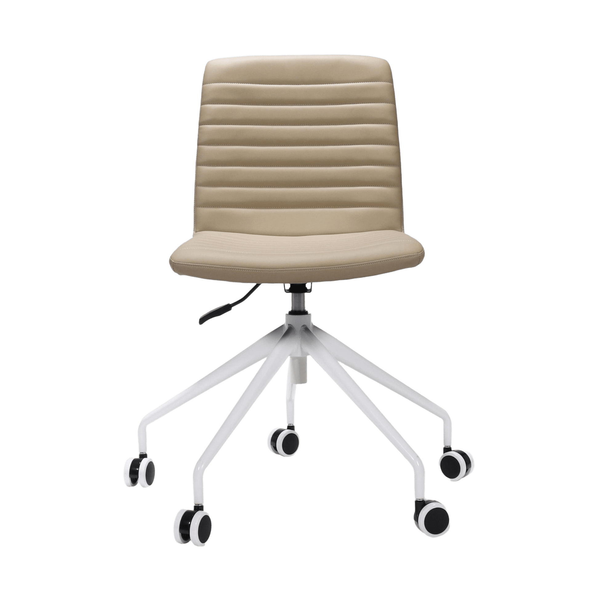 Pixel Swivel 5 Star Base Chair Grey FXHouse Light Grey White Metal Base Fixed Arms