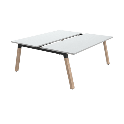 Plantation 2 Person Double Sided Desk 1200x600 White