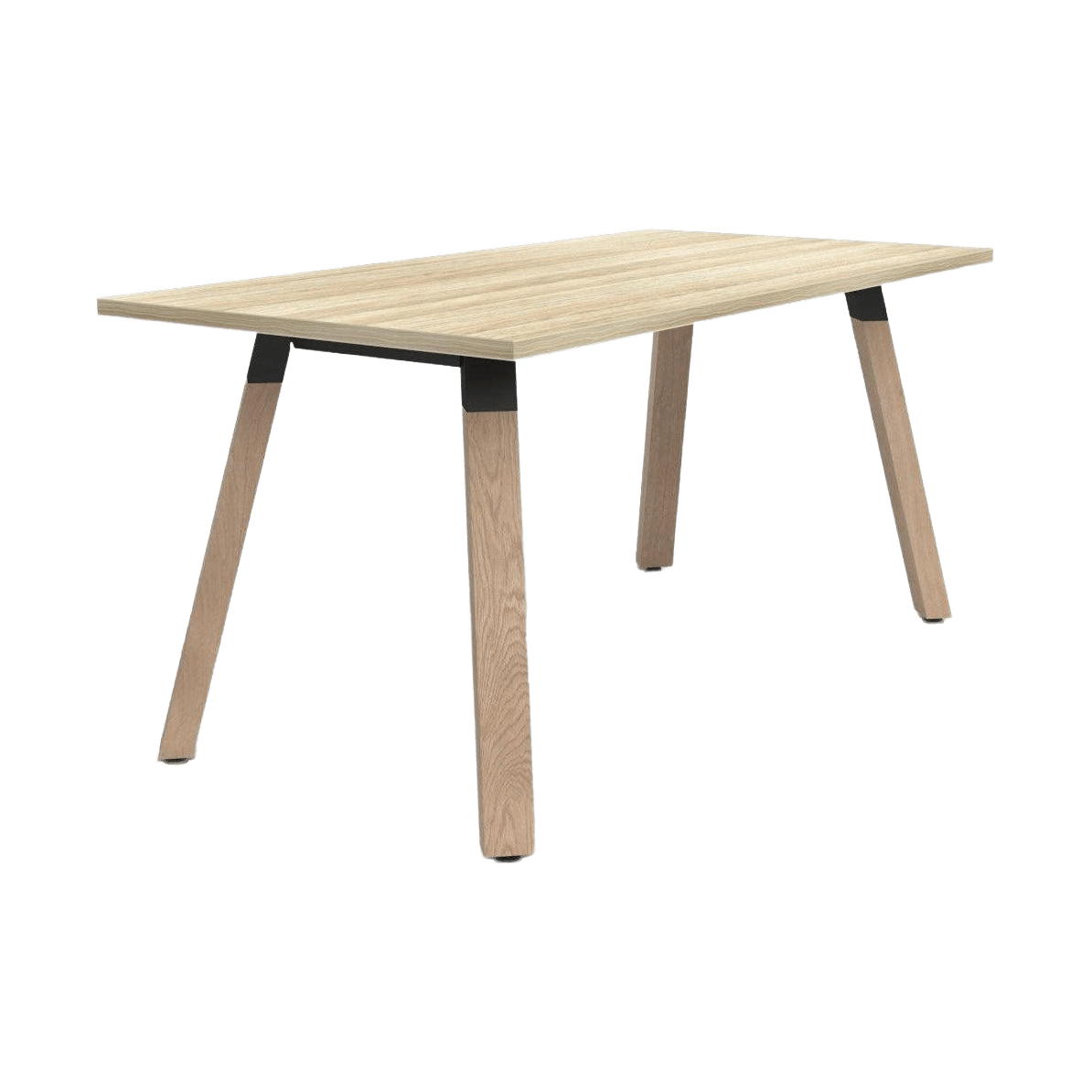 Plantation Meeting / Boardroom Table 1500 X 600 New Oak Melamine - Office Furniture Company