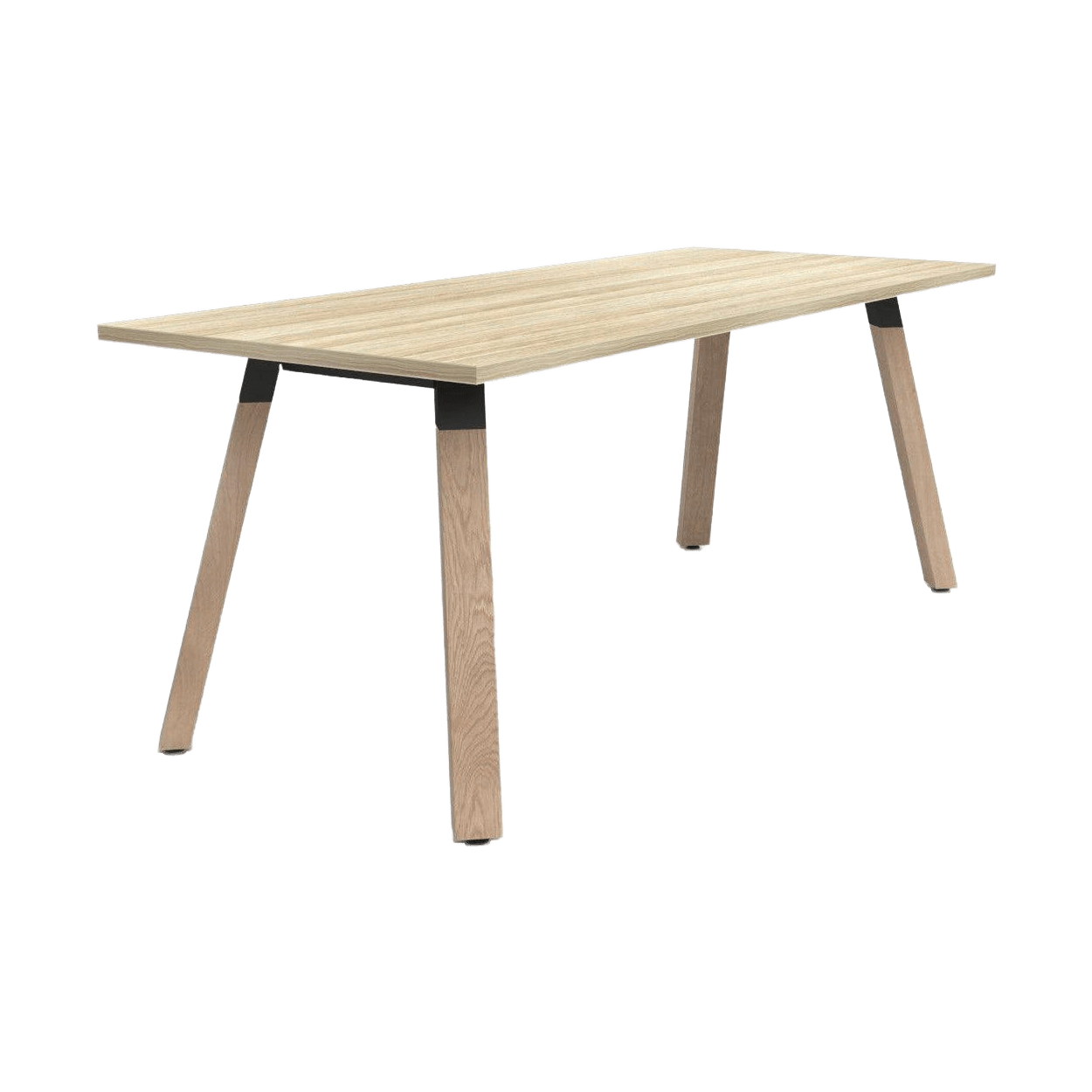 Plantation Meeting / Boardroom Table 1800 X 600 New Oak Melamine - Office Furniture Company