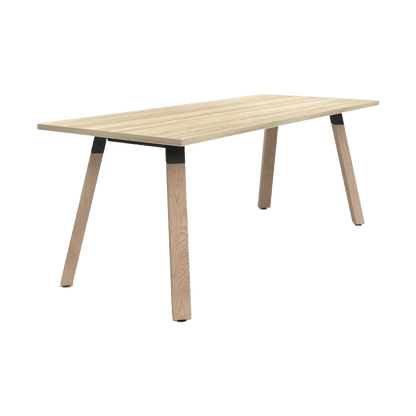 Plantation Meeting / Boardroom Table 1800 X 600 New Oak Melamine - Office Furniture Company