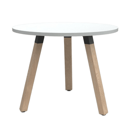 Plantation Round Meeting Table 900 Round (3 Legs) / White
