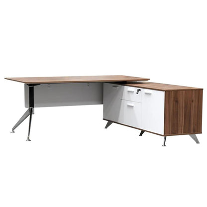 Potenza Desk With Return - Office Furniture Company 