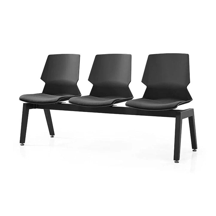 Prism 3 Seat Beam Seating Black Black PU