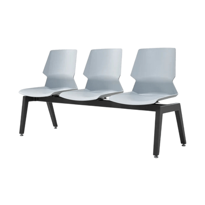 Prism 3 Seat Beam Seating Black Black PU