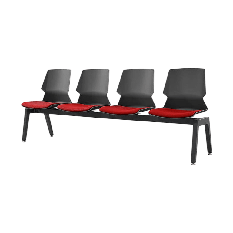 Prism 4 Seat Beam Seating Black None