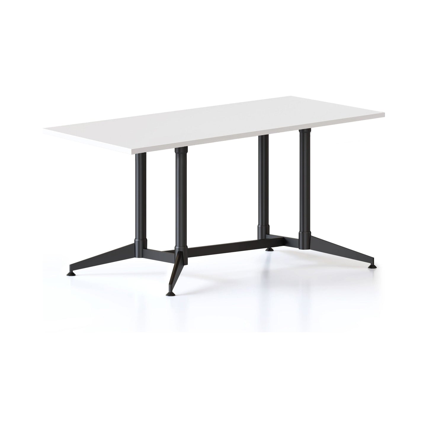 Typhoon Boardroom Table with All Black Legs