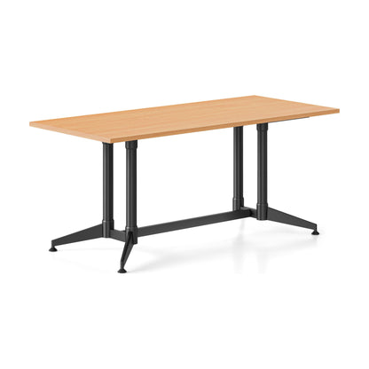 Typhoon Boardroom Table with All Black Legs