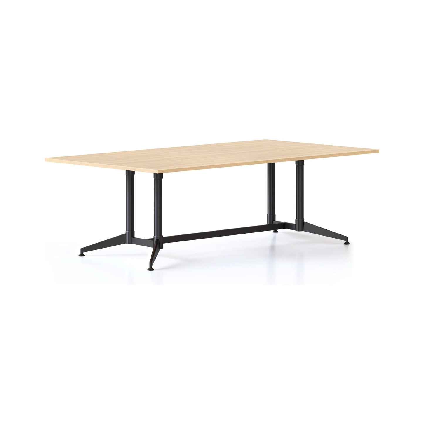 Typhoon Boardroom Table with All Black Legs