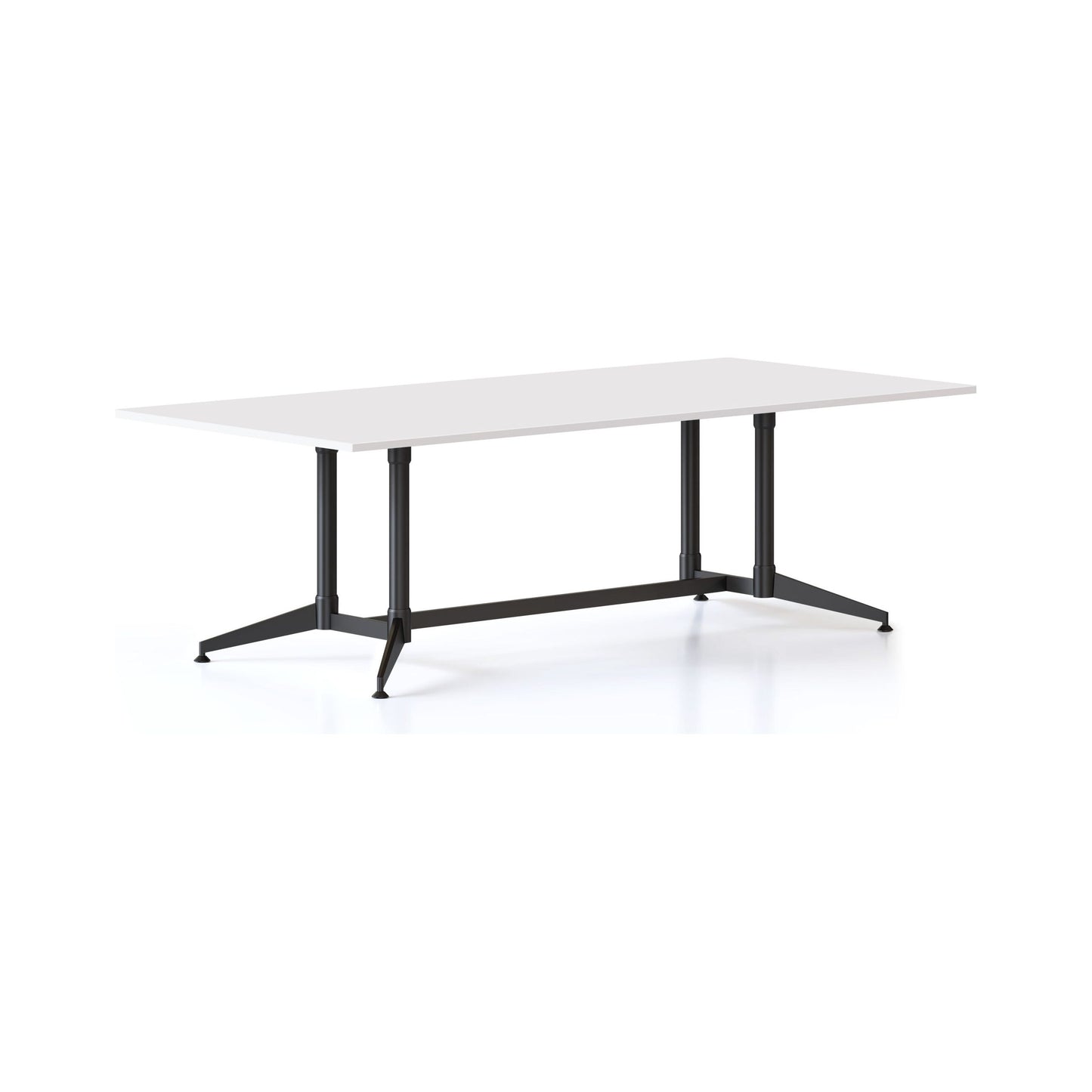 Typhoon Boardroom Table with All Black Legs