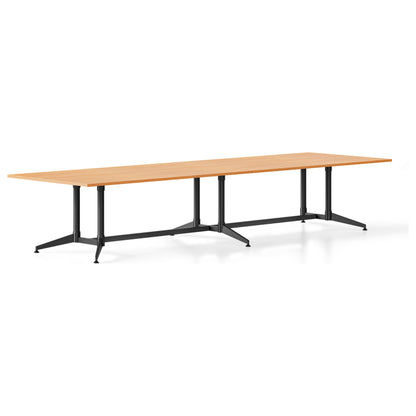 Typhoon Boardroom Table with All Black Legs