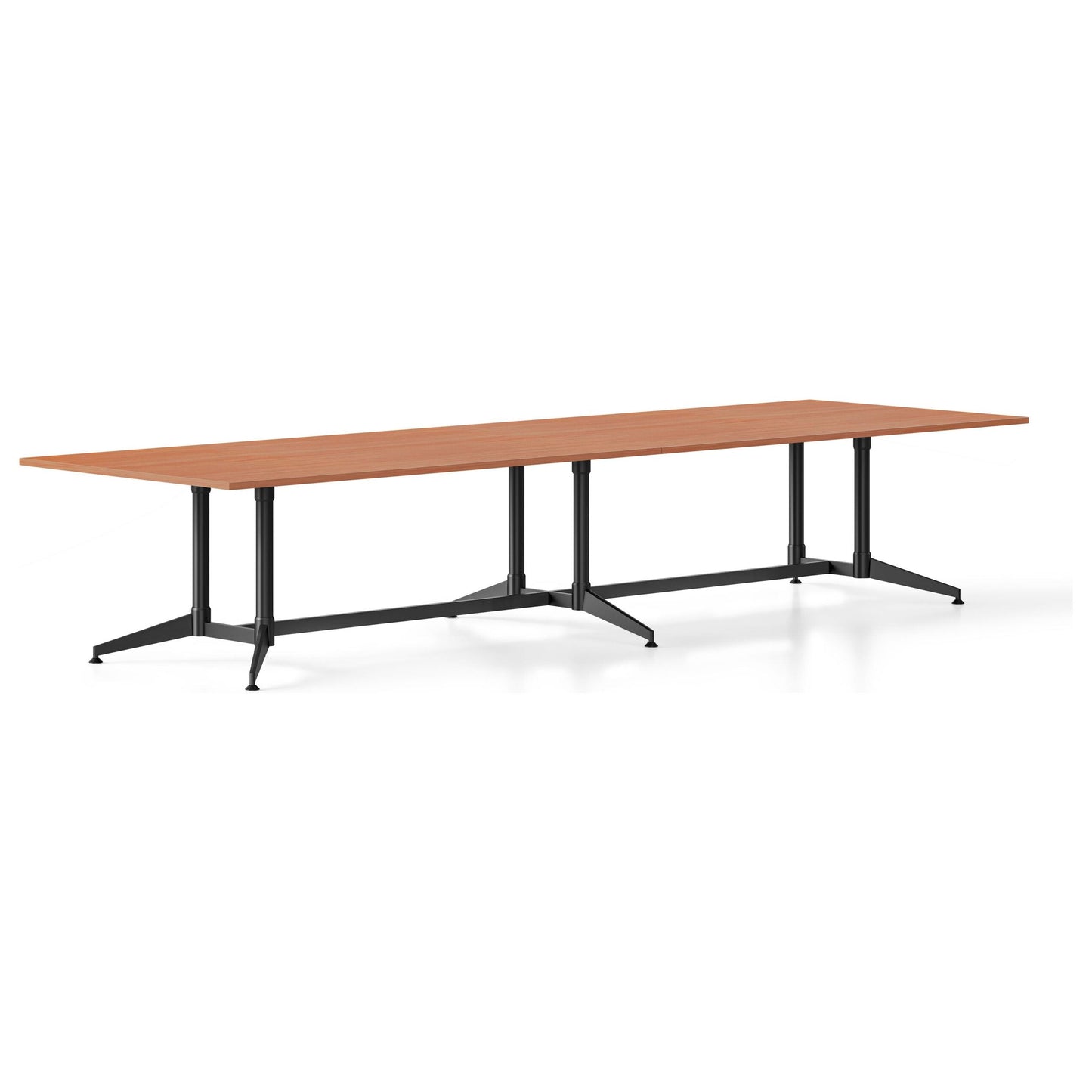 Typhoon Boardroom Table with All Black Legs