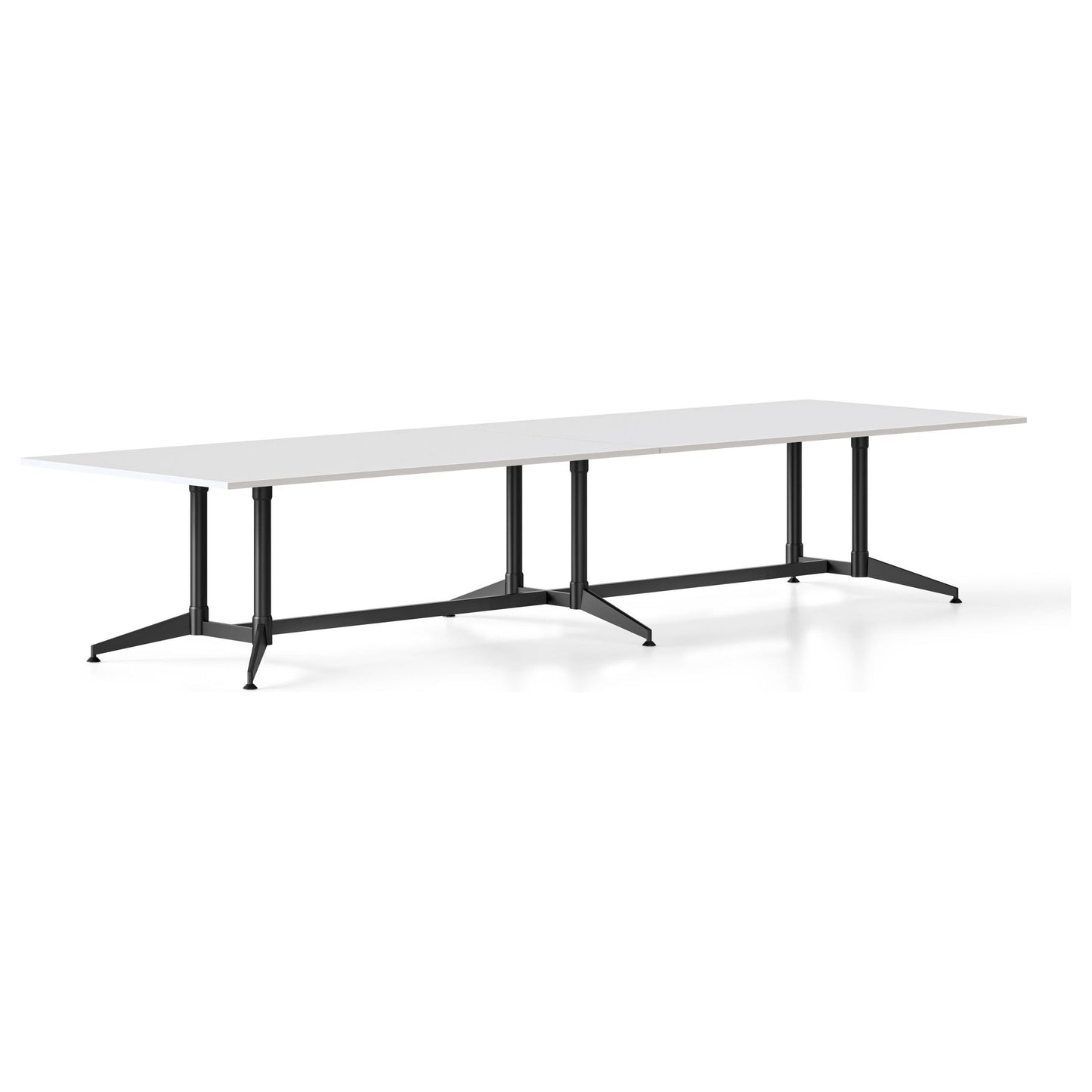 Typhoon Boardroom Table with All Black Legs