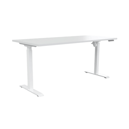 Quick Stand Electric Height Adjustable Desk 1200x750 White Powdercoat White