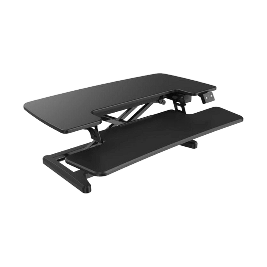Rapid Flux Electric Desk Riser 880mm X 415mm Black - Office Furniture Company