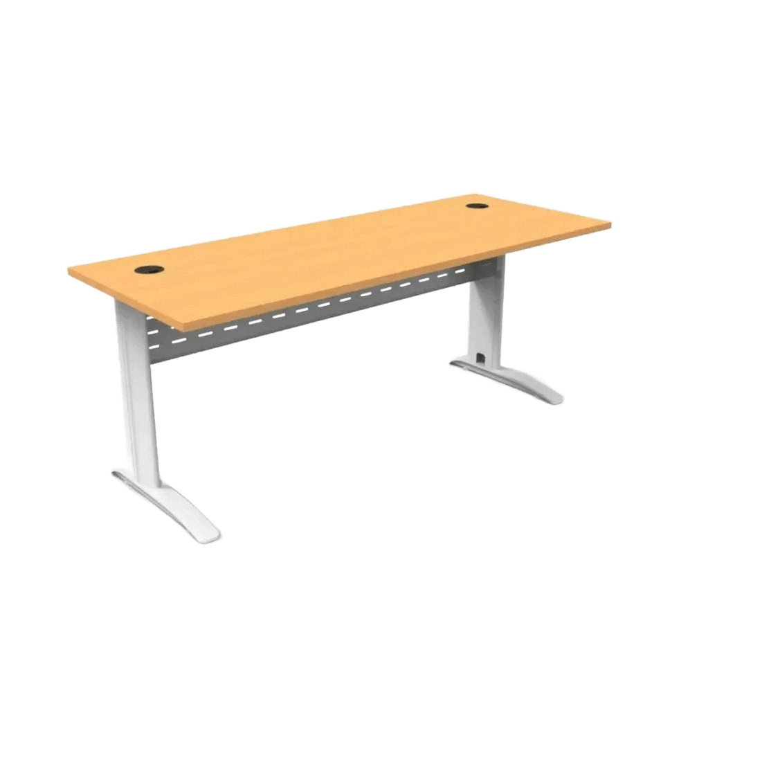 Rapid Span Desk 1200 X 700 White White Powdercoat - Office Furniture Company