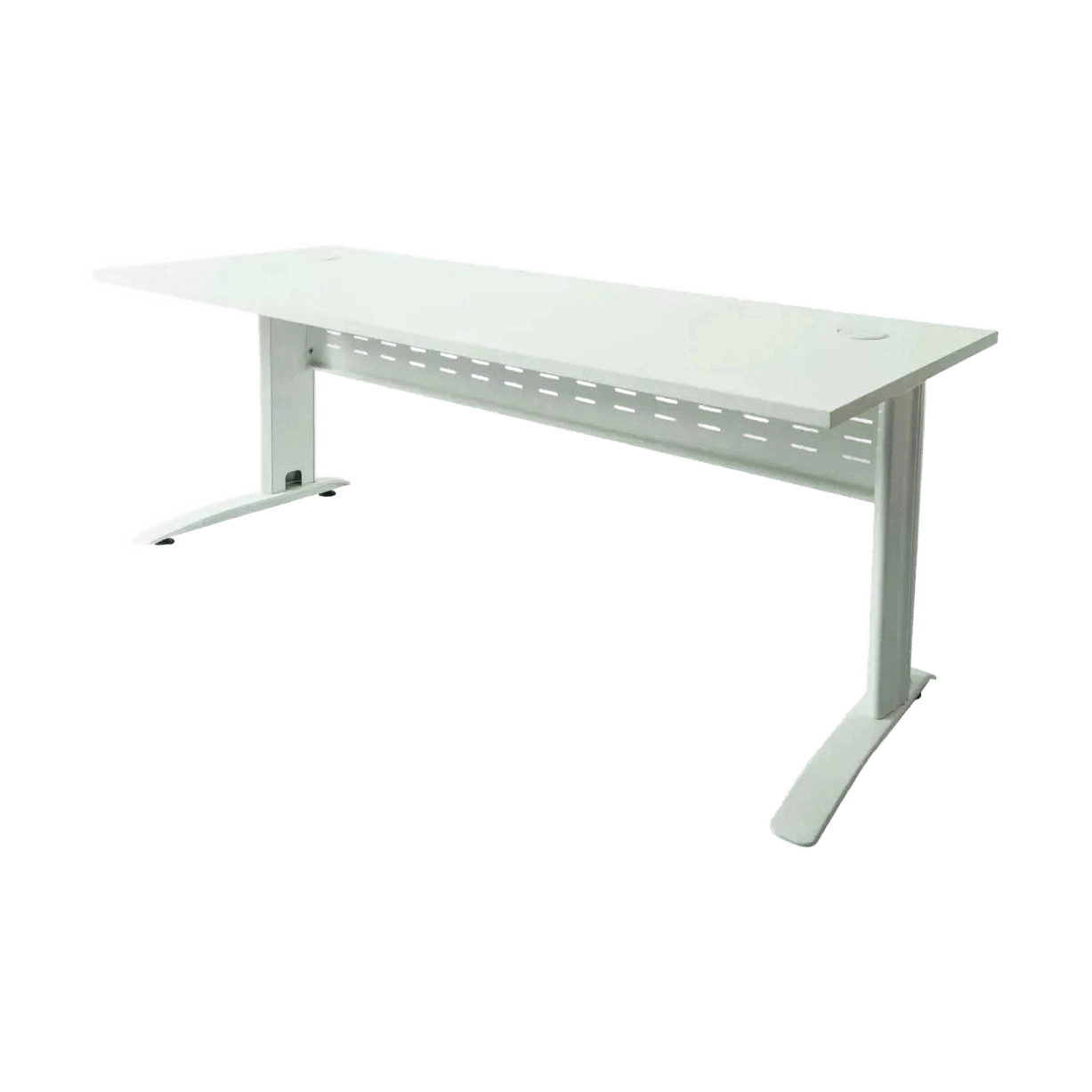 Rapid Span Desk 1200 X 700 White White Powdercoat - Office Furniture Company