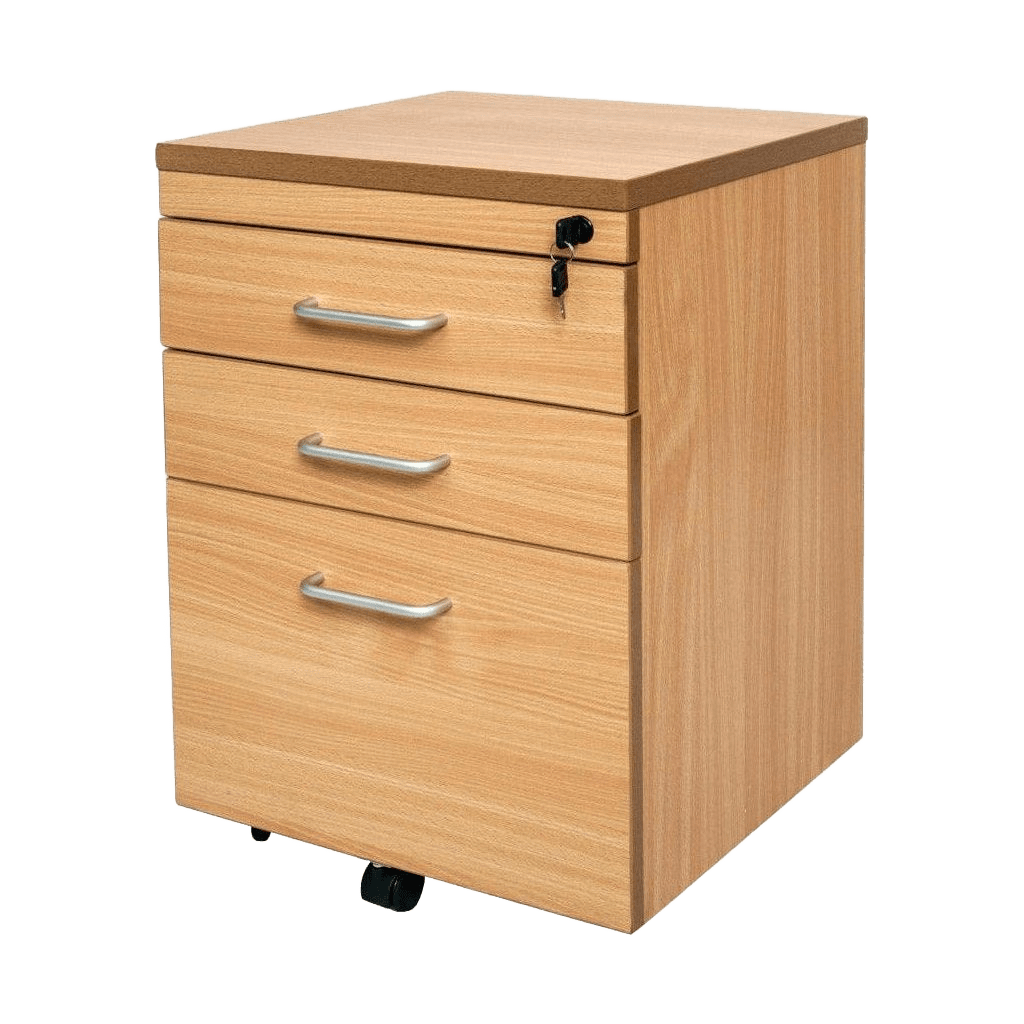 Rapid Span Mobile Pedestal Beech Melamine - Office Furniture Company