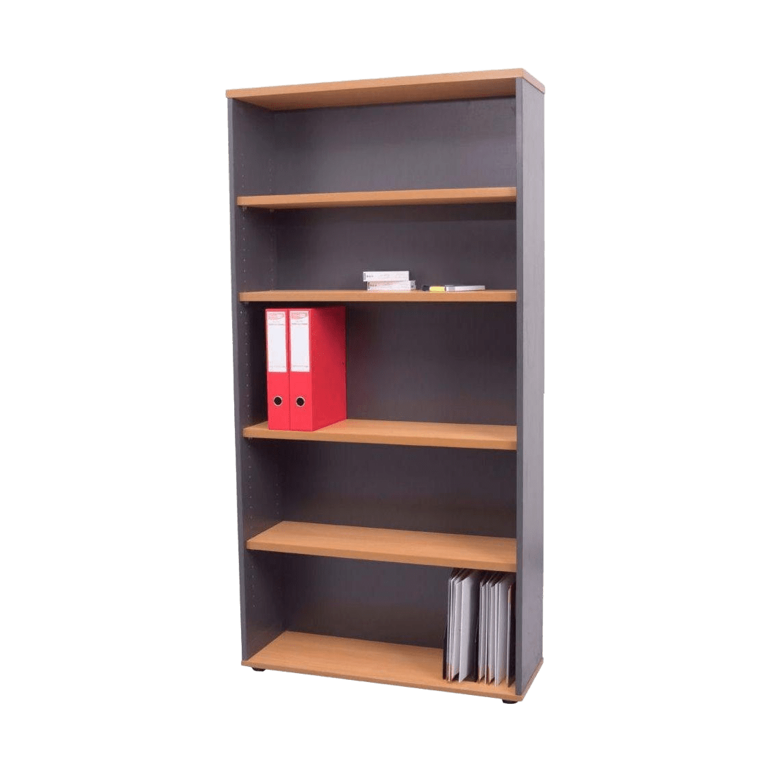 Rapid Worker Bookcase Beech 1800 mm - Office Furniture Company