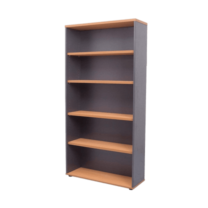 Rapid Worker Bookcase Beech 900 mm - Office Furniture Company
