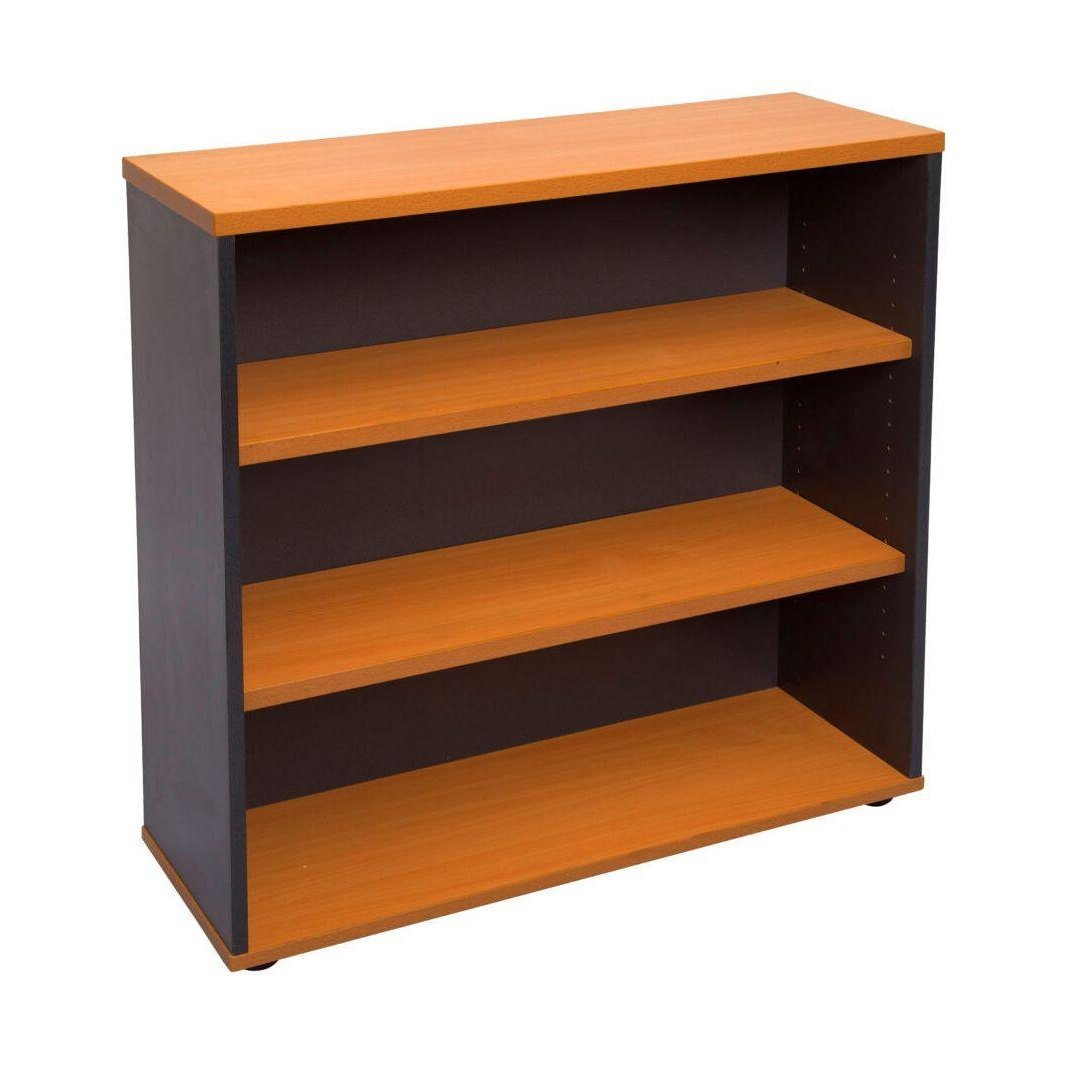Rapid Worker Bookcase Cherry 900 mm - Office Furniture Company