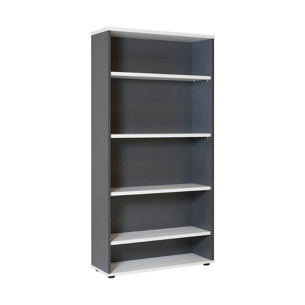 Rapid Worker Bookcase Natural White 1800 mm - Office Furniture Company