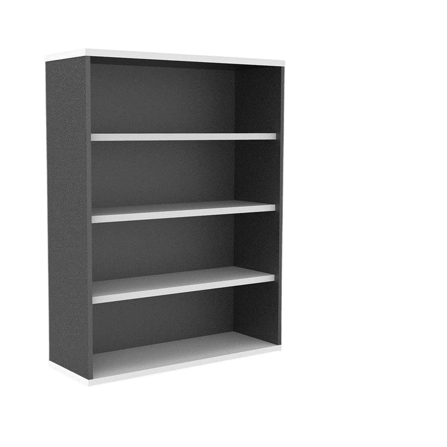 Rapid Worker Bookcase White 1200h