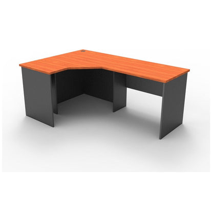 Rapid Worker Corner Desk 1200 X 1800 X 600 Cherry - Office Furniture Company