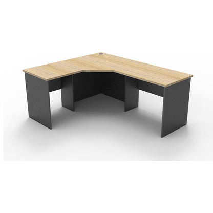 Rapid Worker Corner Desk 1800 X 1500 X 600 Natural Oak - Office Furniture Company