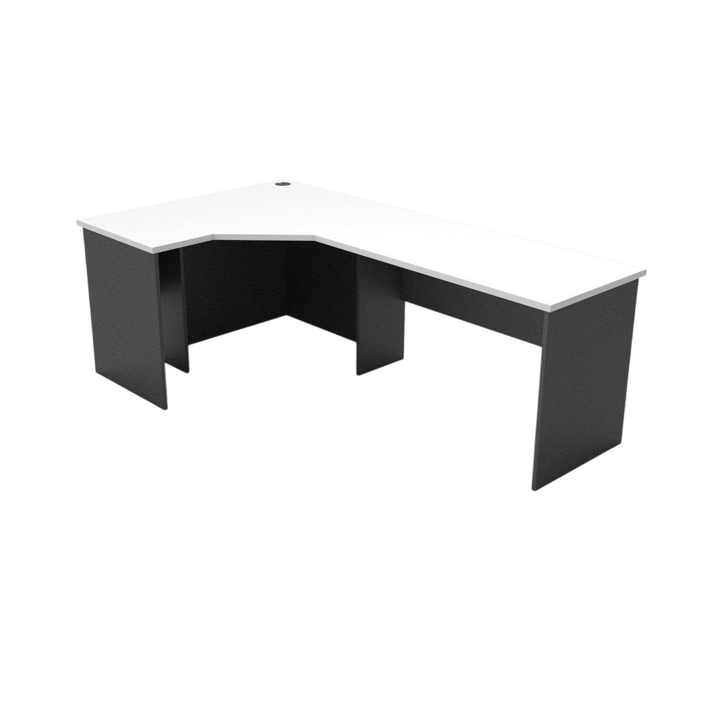 Rapid Worker Corner Desk 1200x1200x600 White