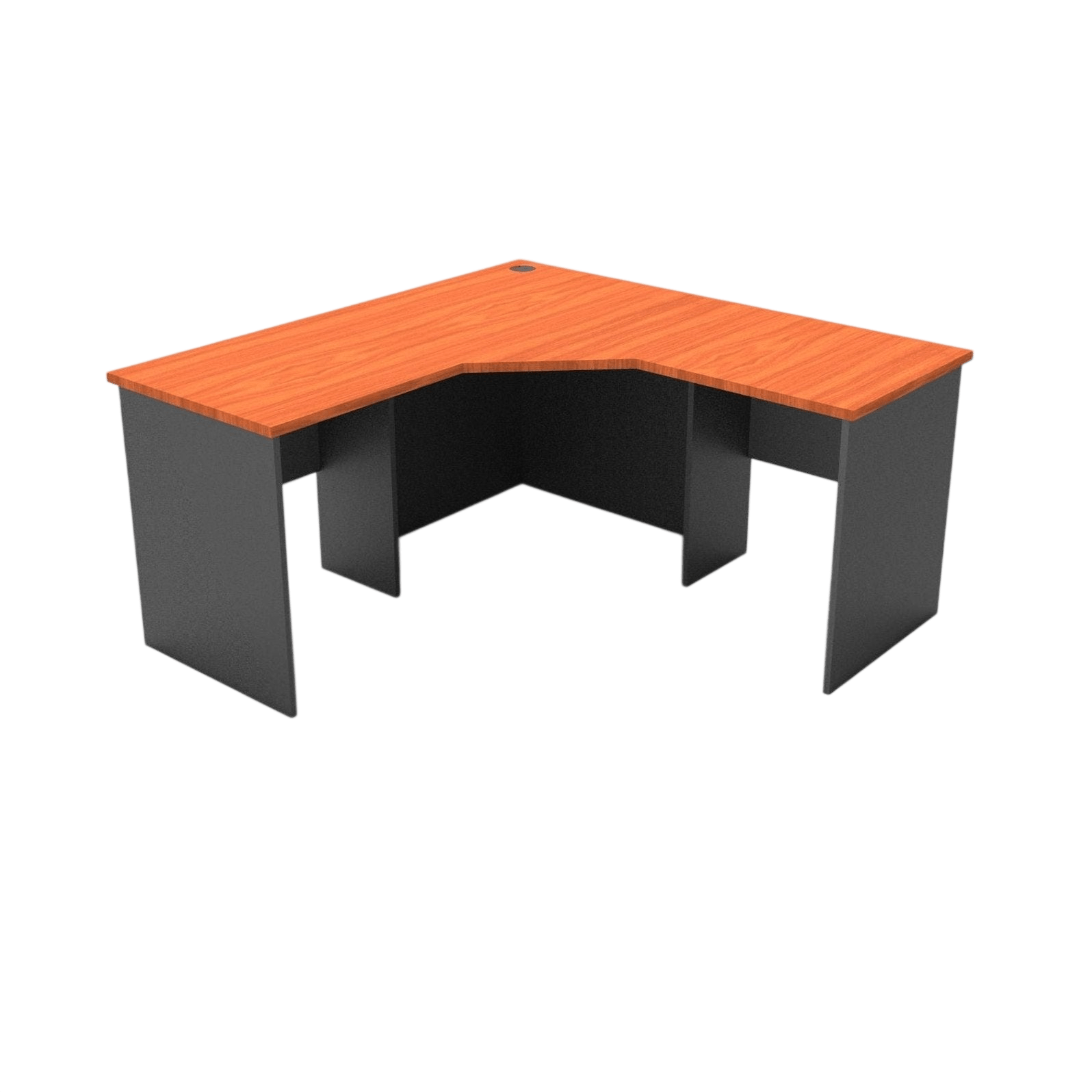 Rapid Worker Corner Desk 1500x1500x600 Cherry