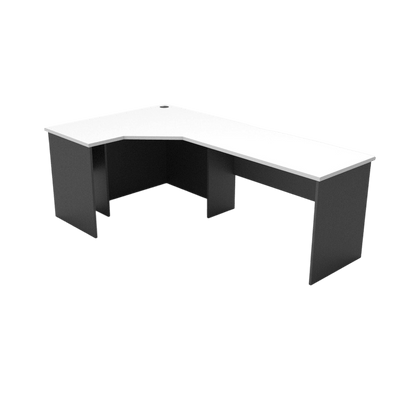 Rapid Worker Corner Desk 1200x2100x600 White