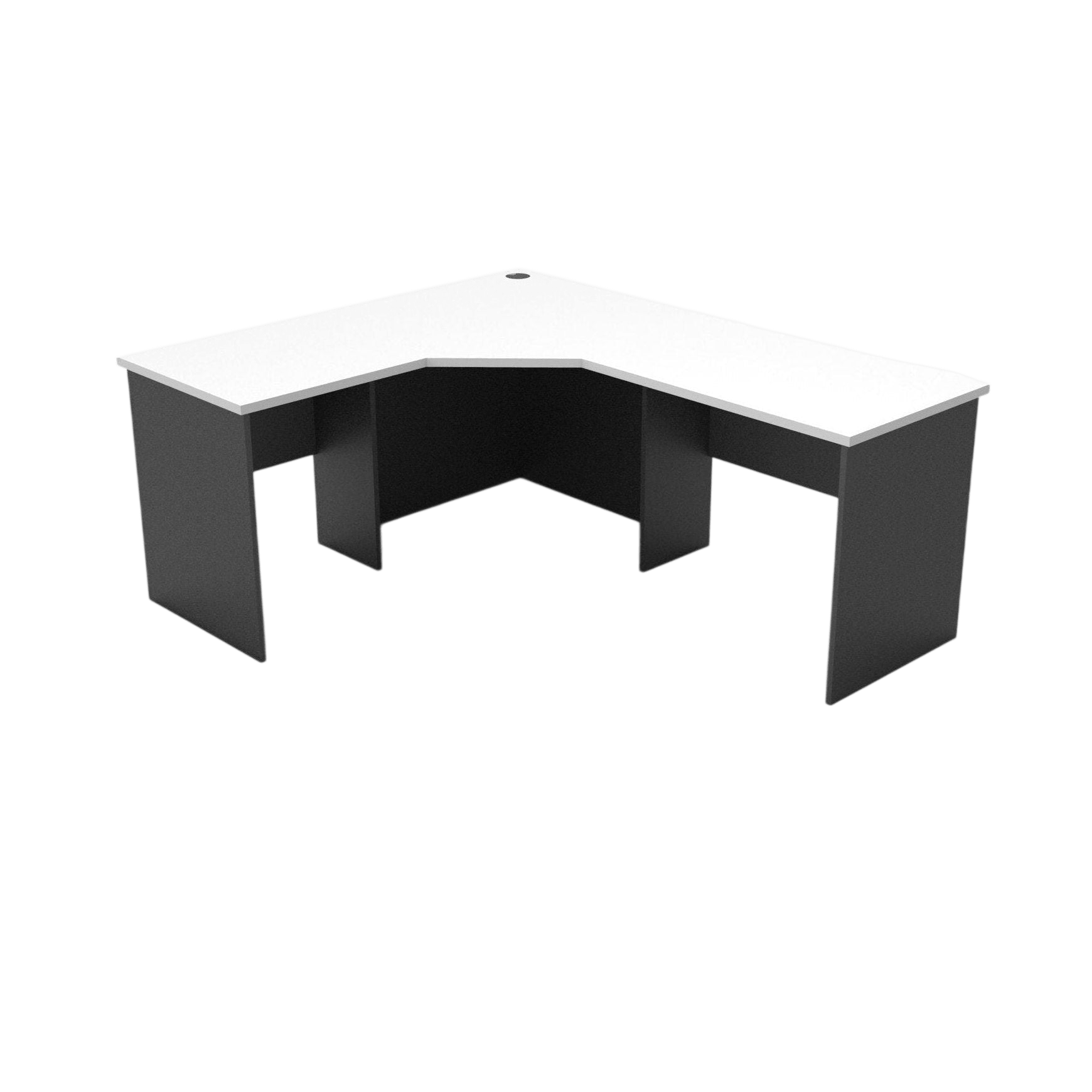 Rapid Worker Corner Desk 1800x1500x600 White