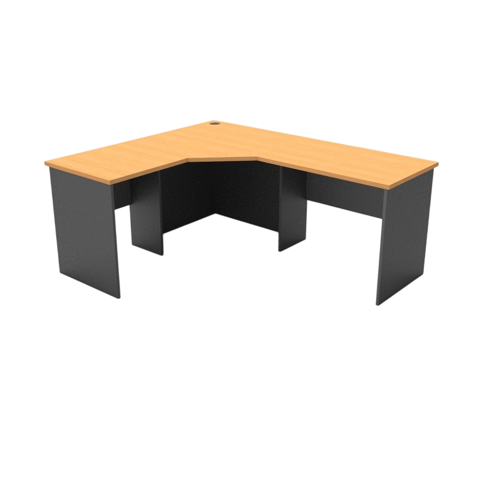 Rapid Worker Corner Desk 1800x1500x600 Beech