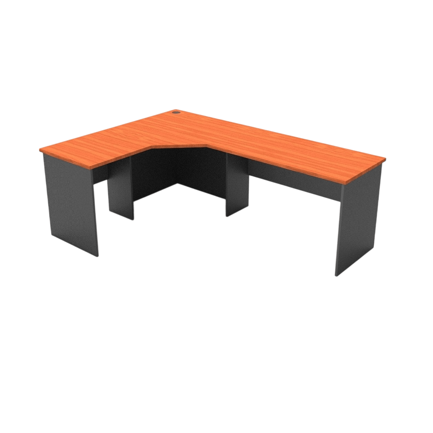 Rapid Worker Corner Desk 1800x1500x600 Cherry