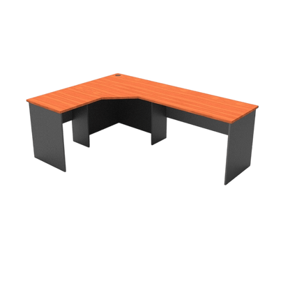 Rapid Worker Corner Desk 1800x1500x600 Cherry