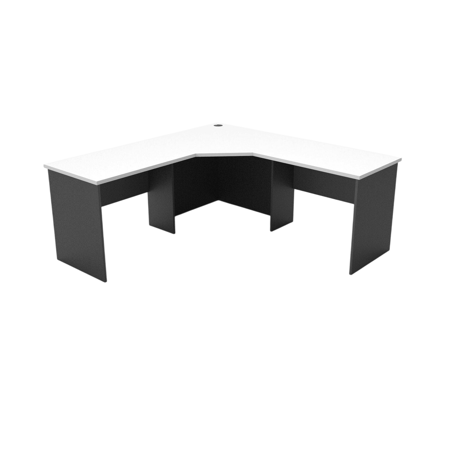 Rapid Worker Corner Desk 1800x1800x600 White