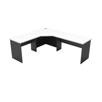 Rapid Worker Corner Desk 2100x1800x600 White