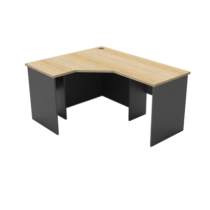 Rapid Worker Corner Desk 2100x1800x600 Beech