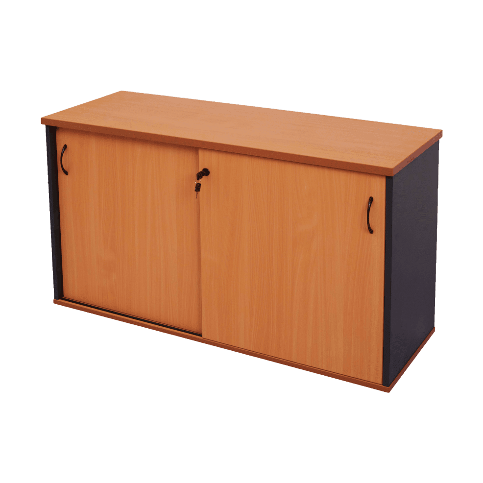 Rapid Worker Credenza 1200 W Cherry - Office Furniture Company