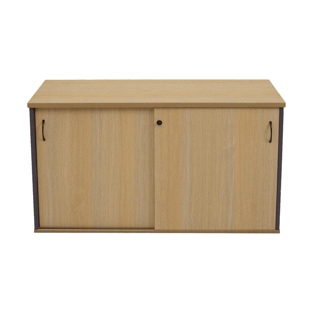 Rapid Worker Credenza 1200 W Natural Oak - Office Furniture Company
