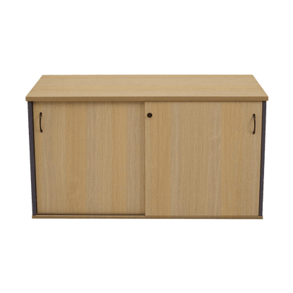 Rapid Worker Credenza 1200 W Natural Oak - Office Furniture Company
