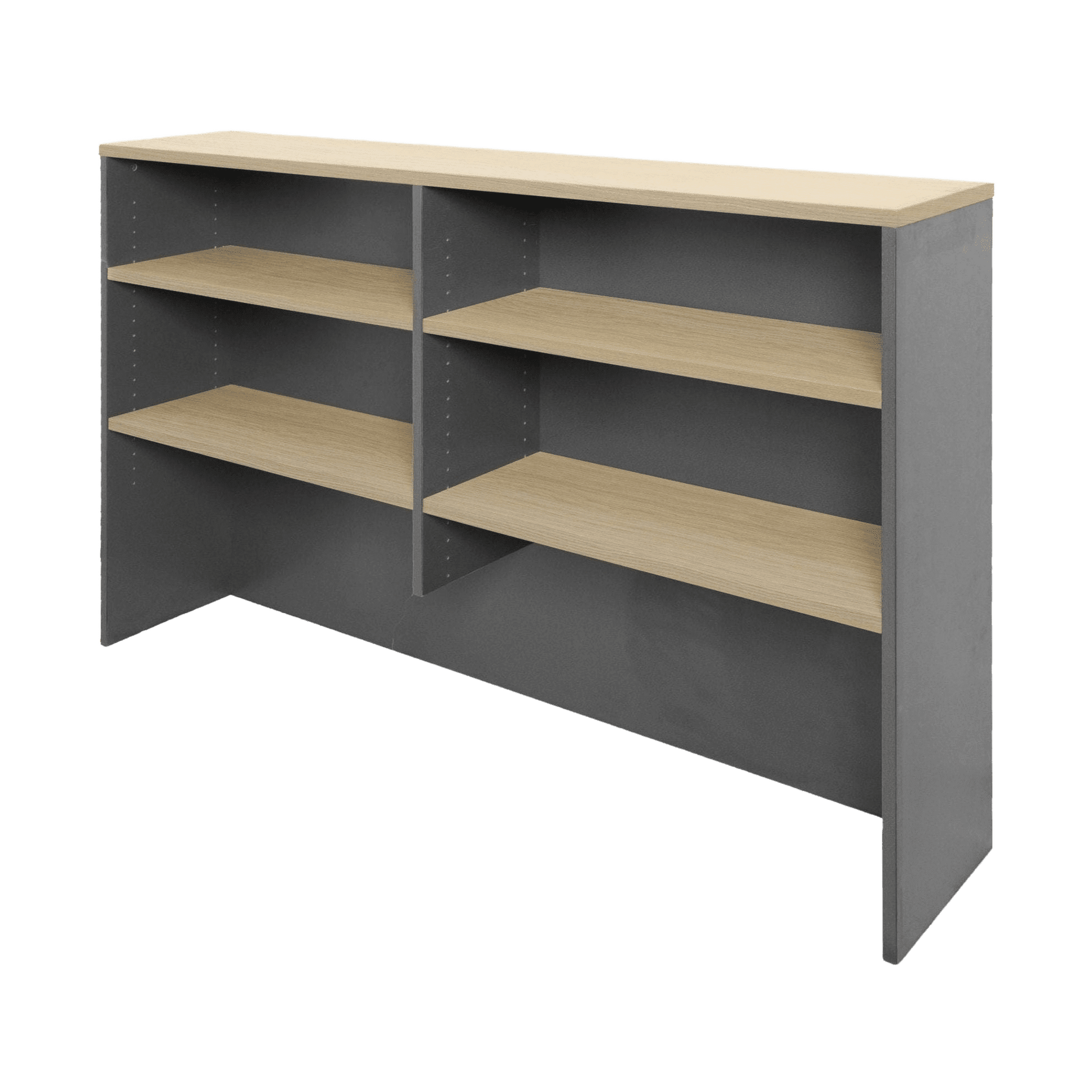 Rapid Worker Hutch 1200W Oak - Office Furniture Company