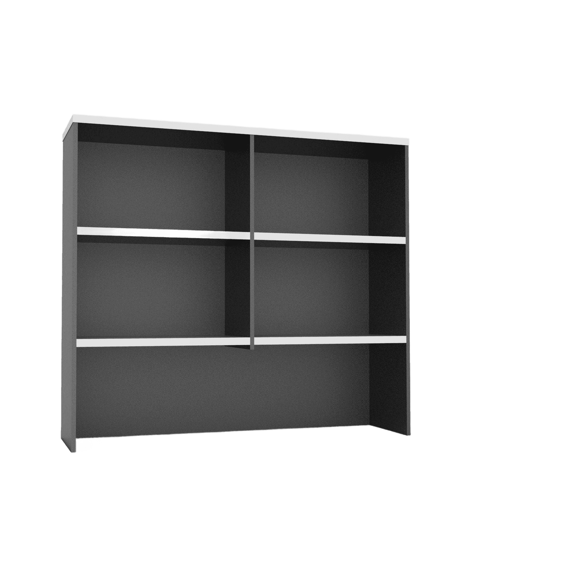 Rapid Worker Hutch 1200W White - Office Furniture Company