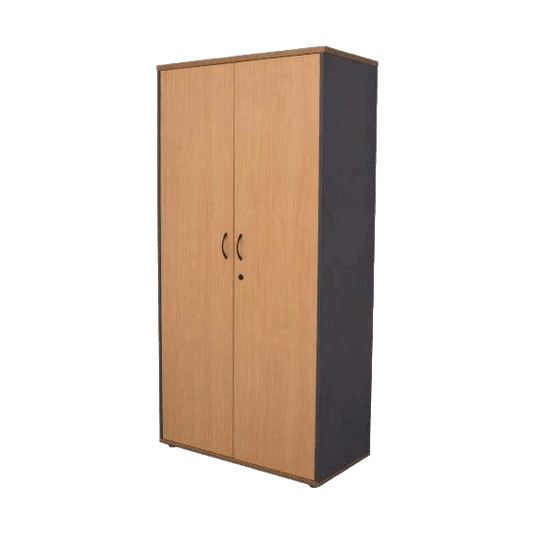 Rapid Worker Lockable Cupboard Beech - Office Furniture Company